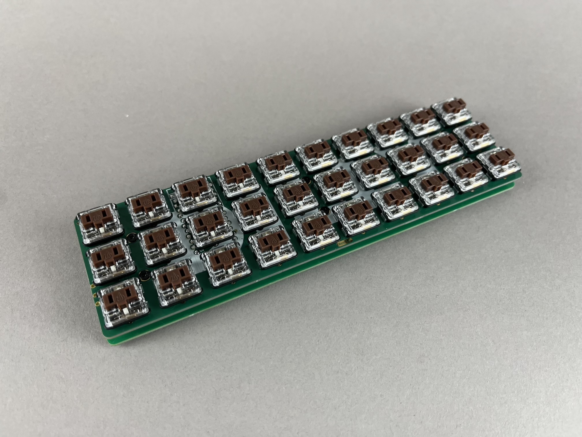 All screws through PCB