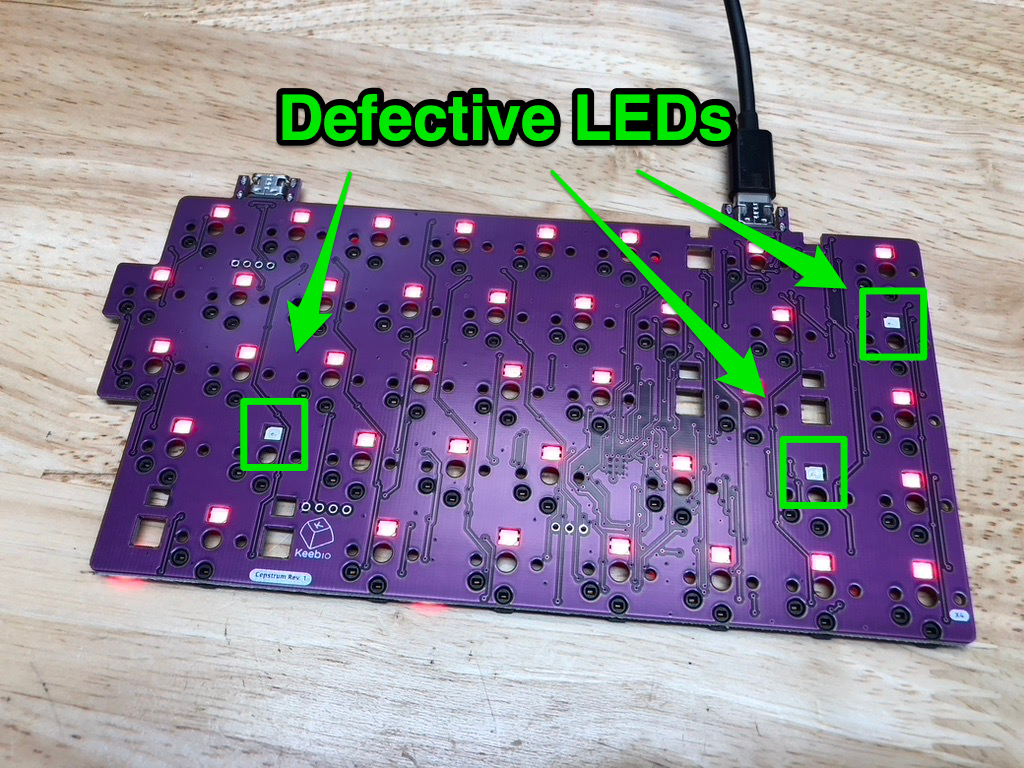 Defective PCB